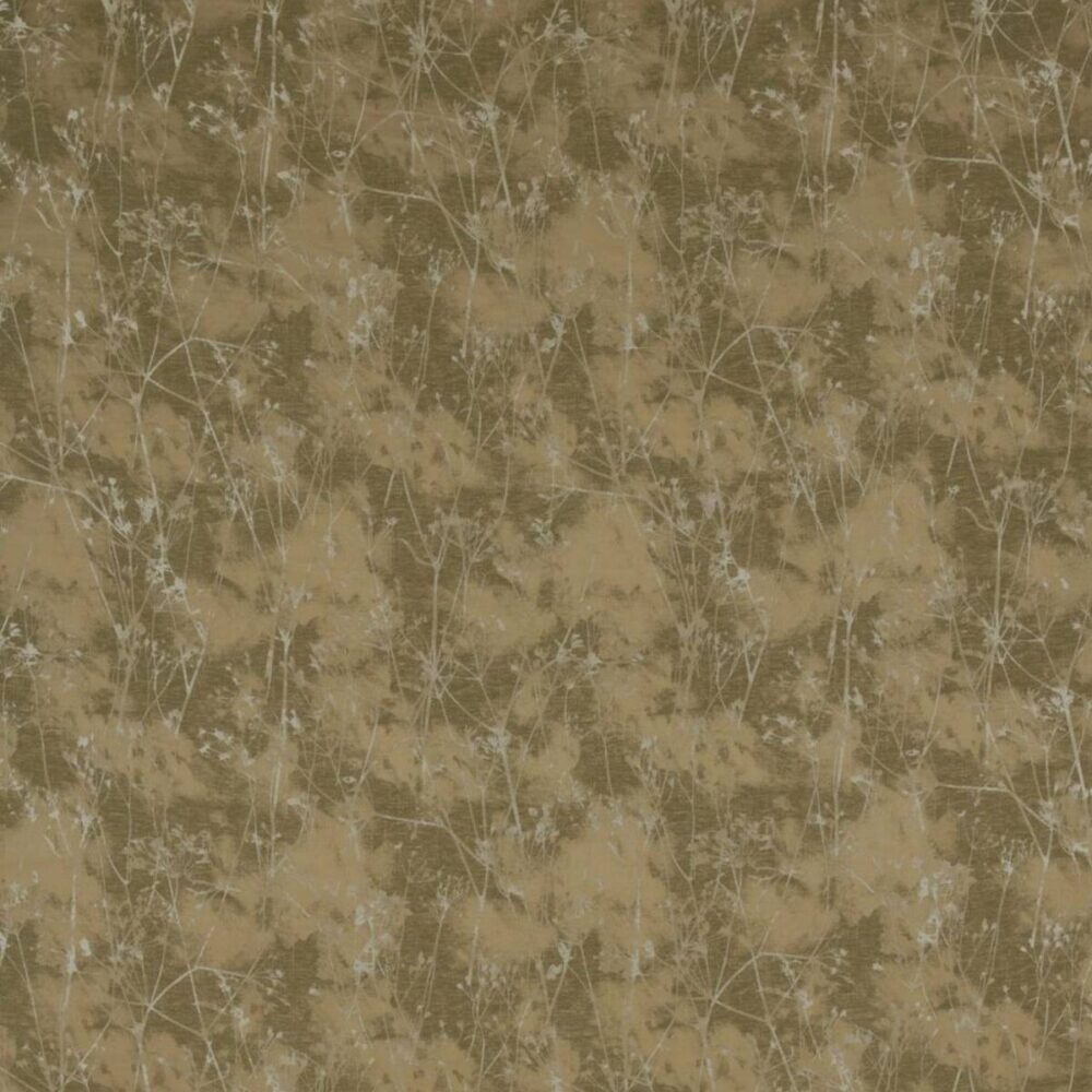 Hana Fabric - Olive by neutral botanical woven fabric from Kai