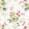 multicolour botanical cotton fabric from Sanderson