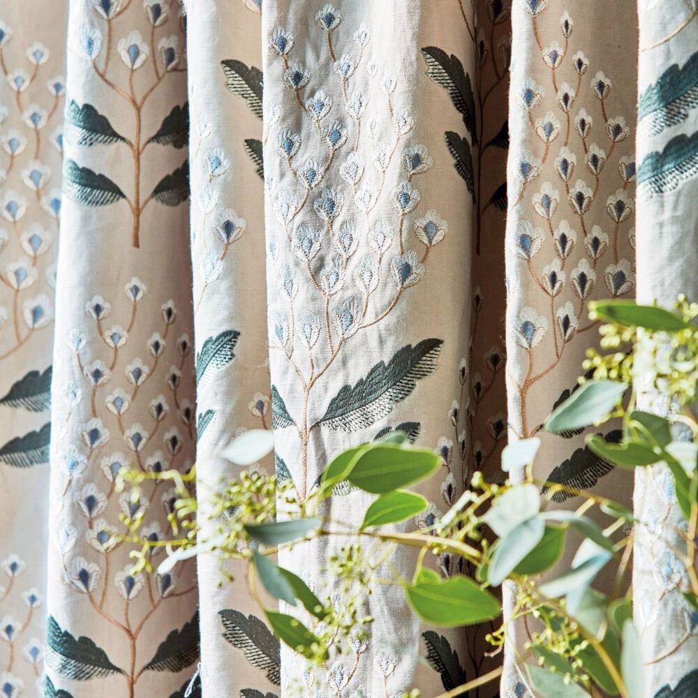 Orchard Tree Fabric - Gardenia Green by Orchard Tree Fabric - Gardenia Green from