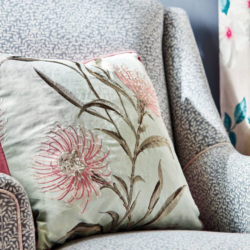 Orchard Tree Weave Fabric - Slate from
