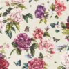 multicolour botanical cotton fabric from Sanderson