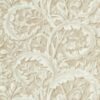 brown botanical cotton fabric from Sanderson
