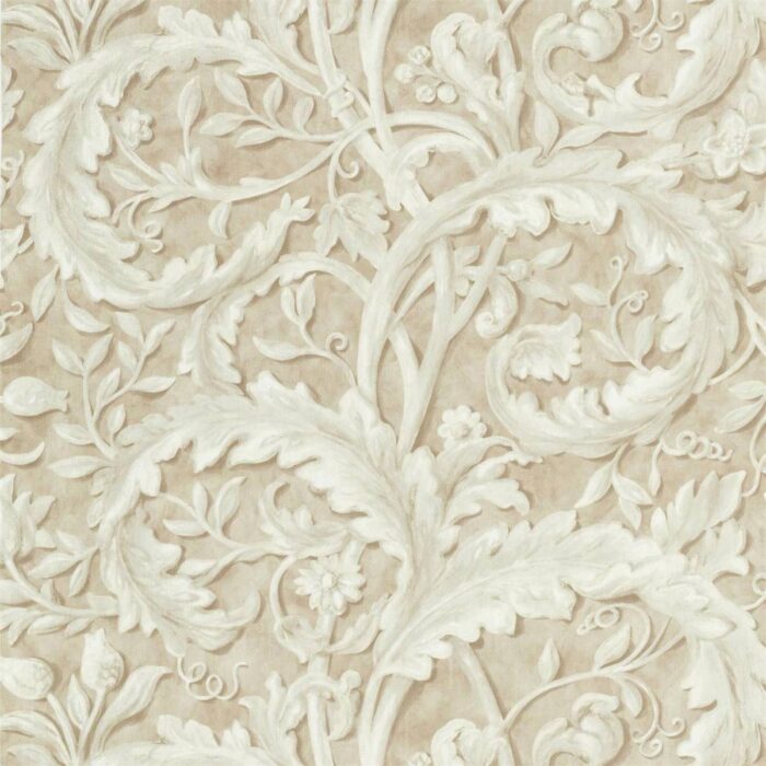 Tilia Lime Fabric - Stone swatch