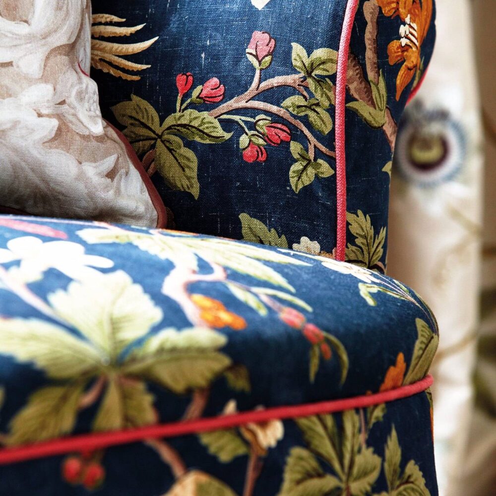 Tilia Lime Fabric - Stone from