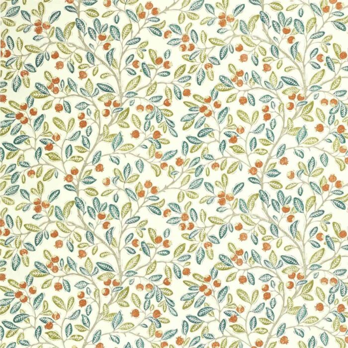 Wild Berries Fabric - Rowan / Chasm swatch