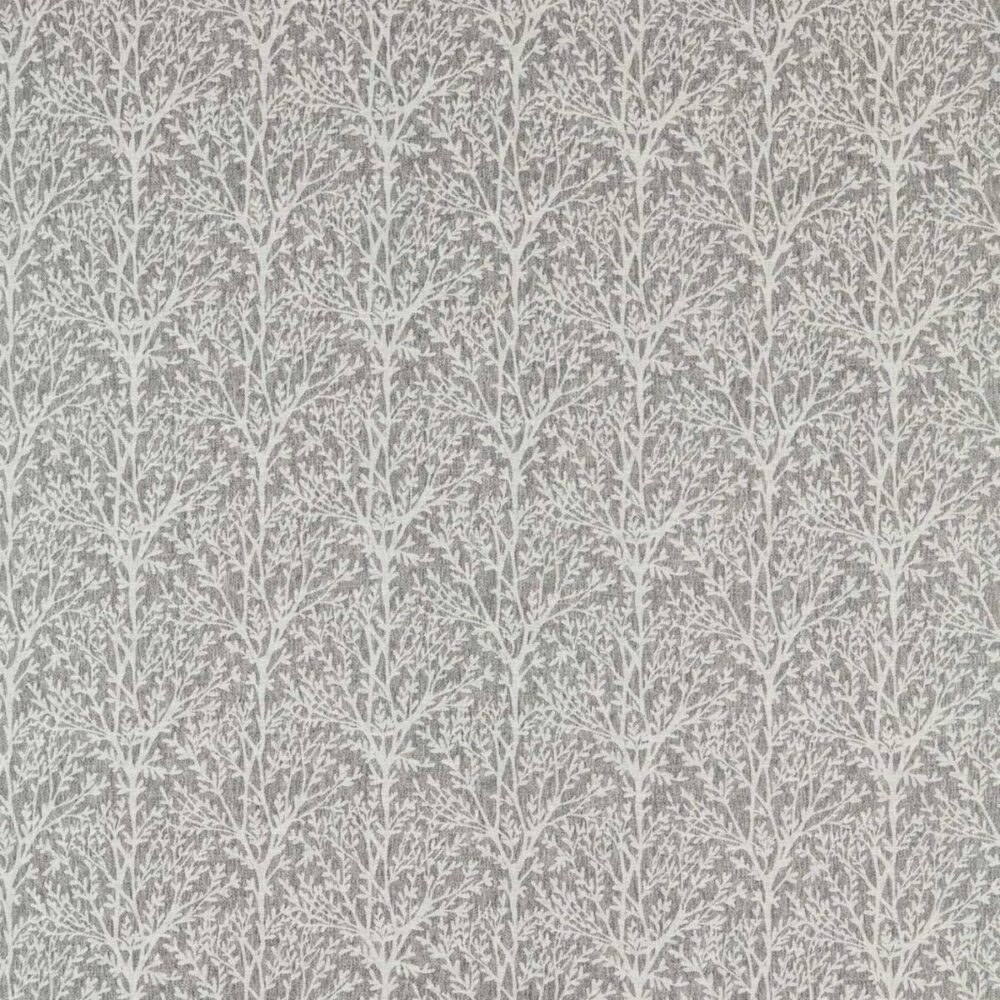 black-grey botanical jacquard fabric from Studio G