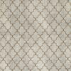 brown geometric embroideried fabric from Kai