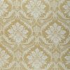 yellow botanical jacquard fabric from Kai