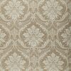 neutral botanical jacquard fabric from Kai