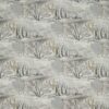 black-grey botanical cotton fabric from Kai