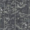 black-grey botanical jacquard fabric from Kai