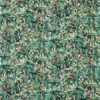 green botanical velvet-chenille fabric from Studio G