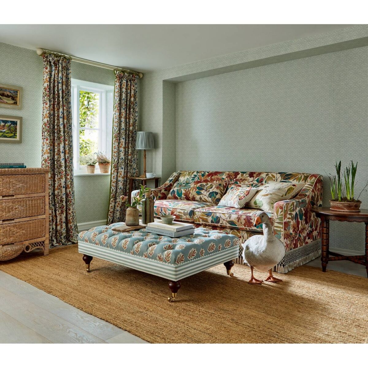 Robins Wood Fabric - Russet by Robins Wood Fabric - Russet from