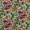 multicolour botanical printed fabric from Sanderson