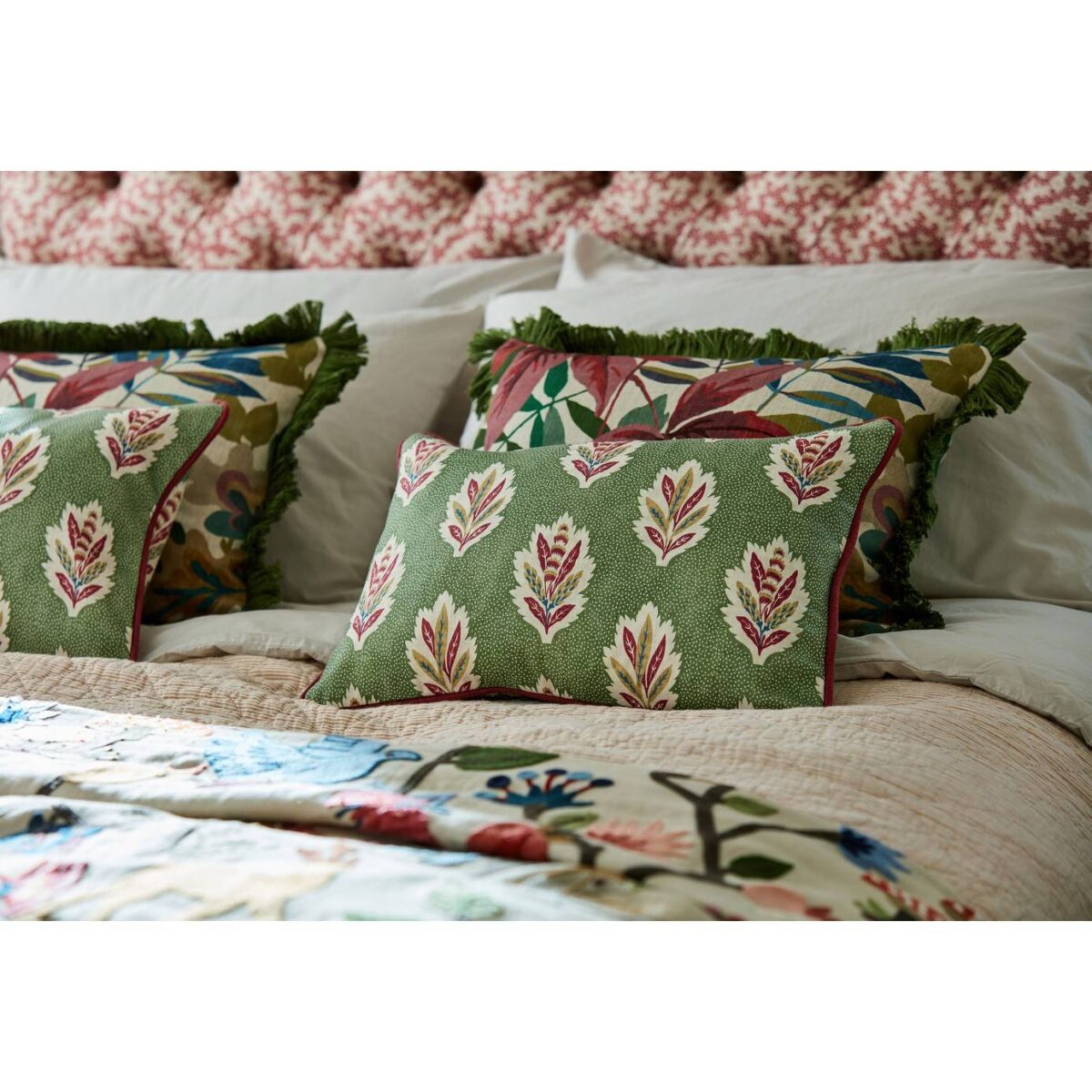 Robins Wood Fabric - Mulberry by Robins Wood Fabric - Mulberry from