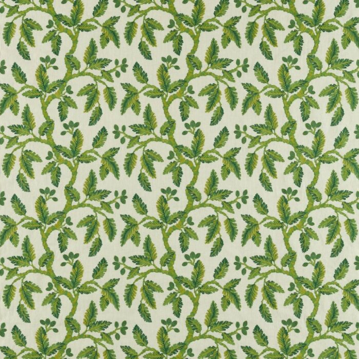Oaknut Stripe Fabric - Botanical Green swatch