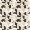 black-grey geometric cotton fabric from Studio G