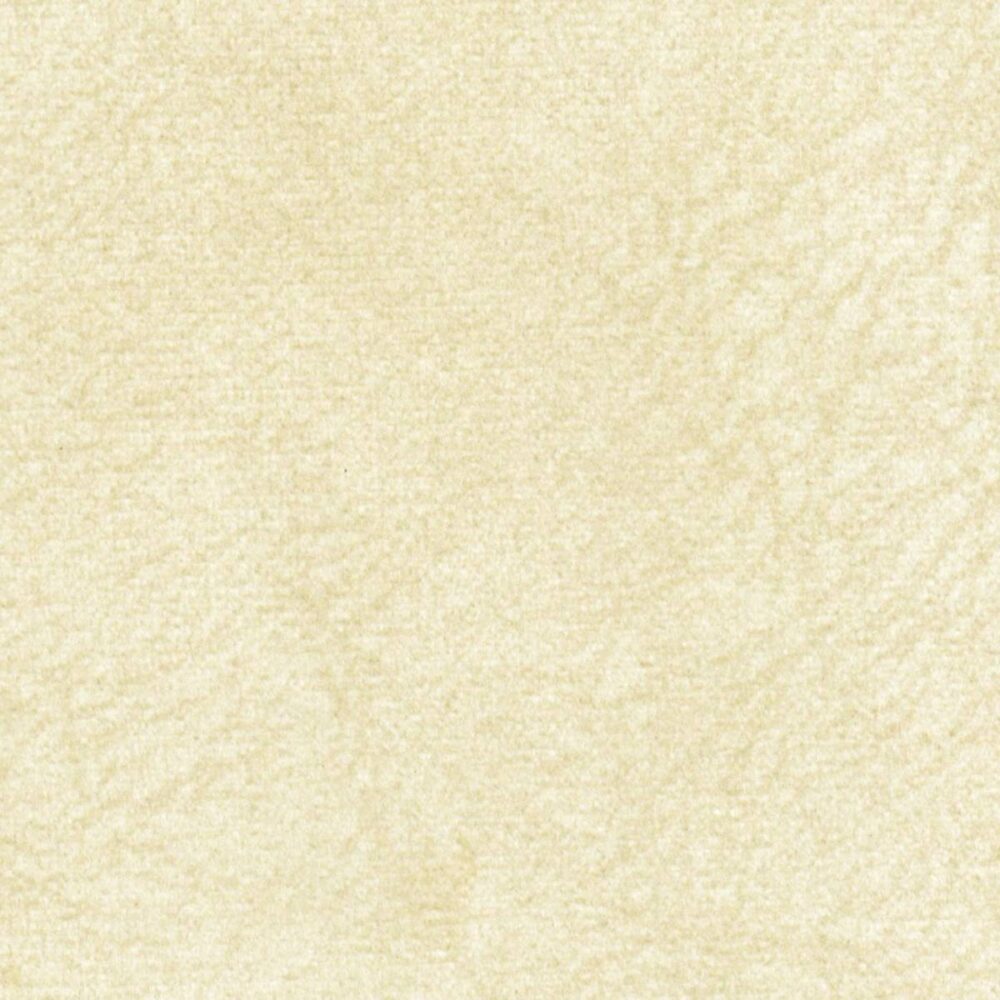 Walbrook Fabric - Cream by black-grey plain velvet-chenille fabric from Wemyss