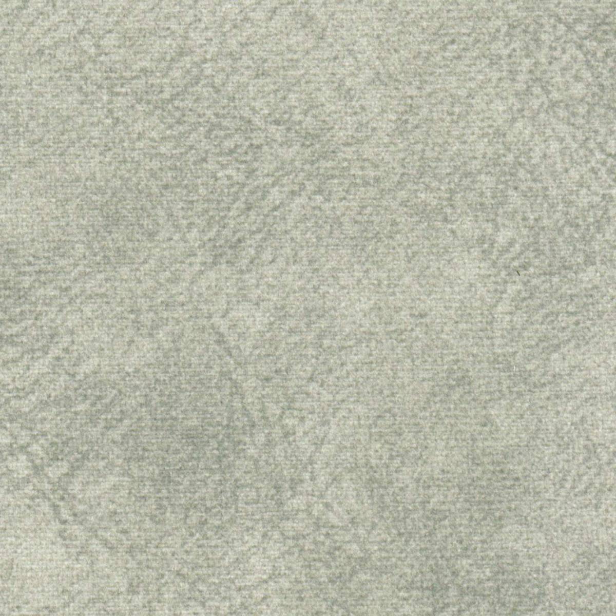 Walbrook Fabric - Silver by black-grey plain velvet-chenille fabric from Wemyss