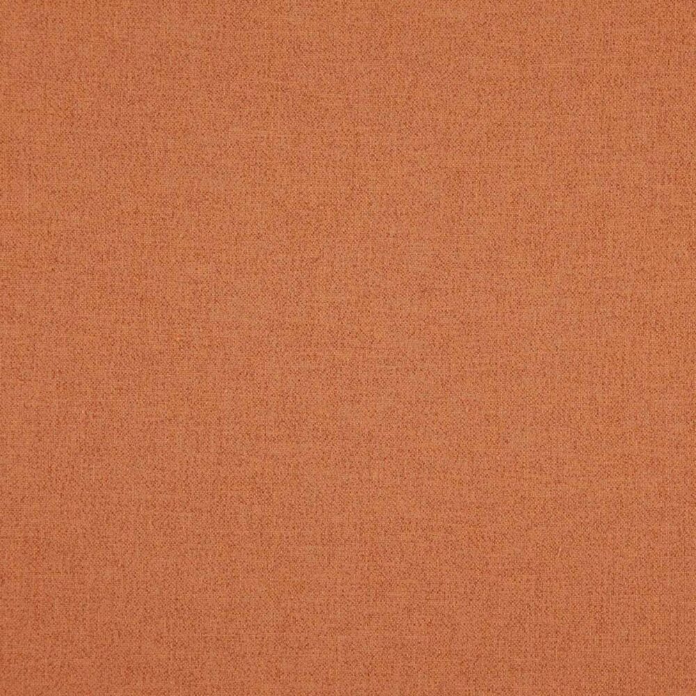Isla Fabric - Pumpkin by orange plain woven fabric from Wemyss