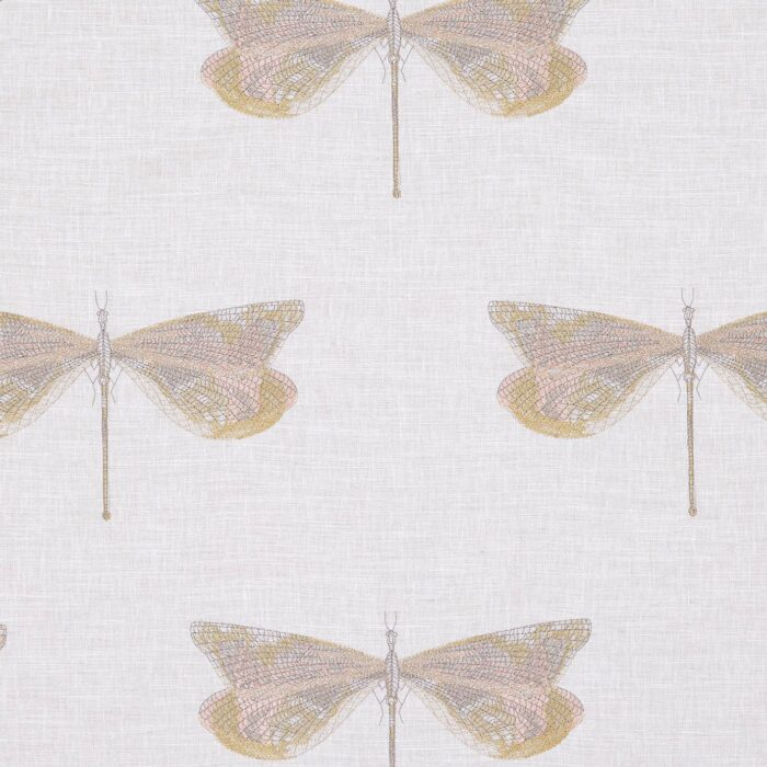 Jewelwing Fabric - Rose swatch
