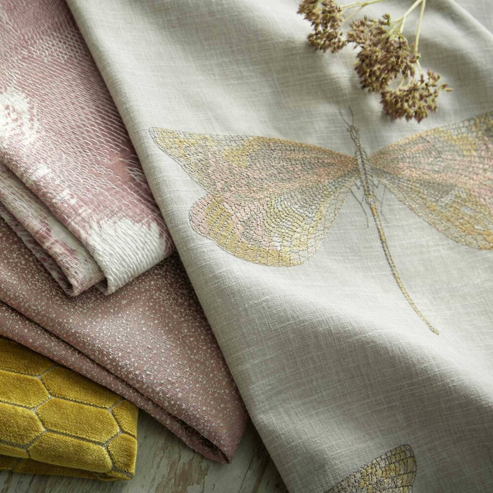 Rialta Fabric - Ochre by Rialta Fabric - Ochre from