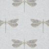 black-grey animal embroideried fabric from Kai