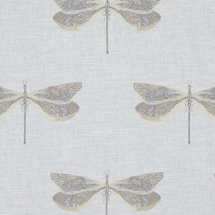 Jewelwing Fabric - Pebble swatch