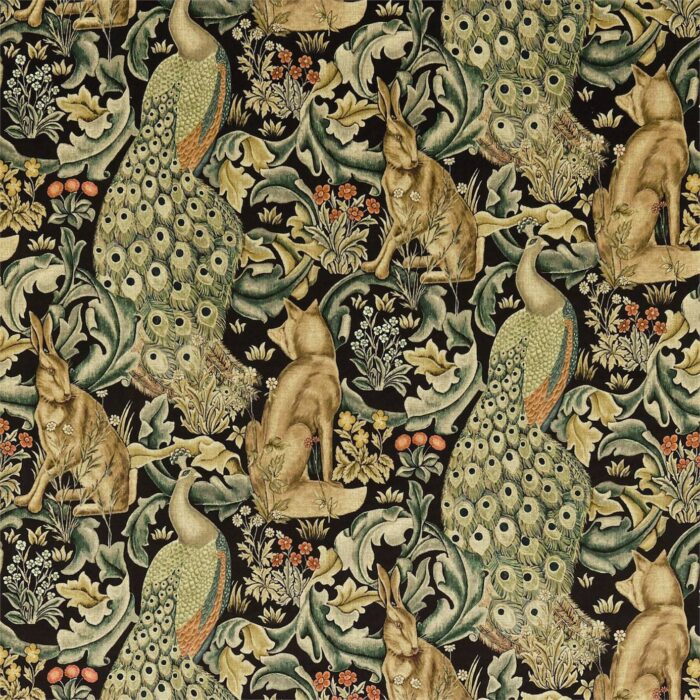 Forest Fabric - Charcoal swatch