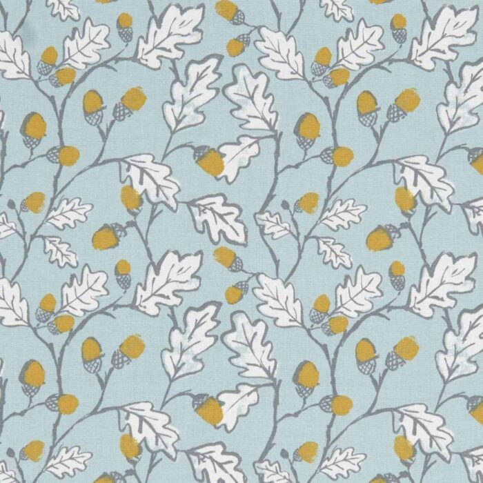 Acorn Trail Fabric - Duckegg swatch