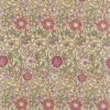 pink botanical linen fabric from William Morris & Co