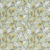 green botanical cotton fabric from Studio G