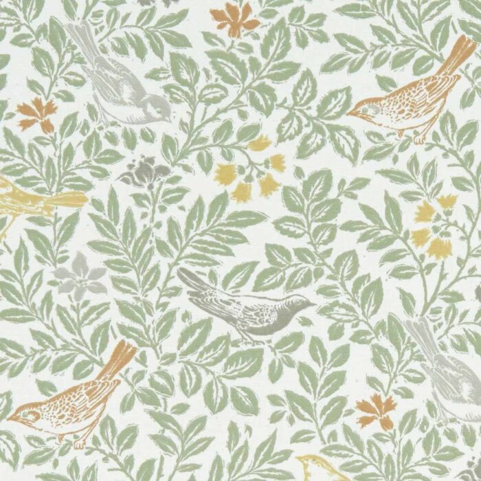 Bird Song Fabric - Autumn swatch