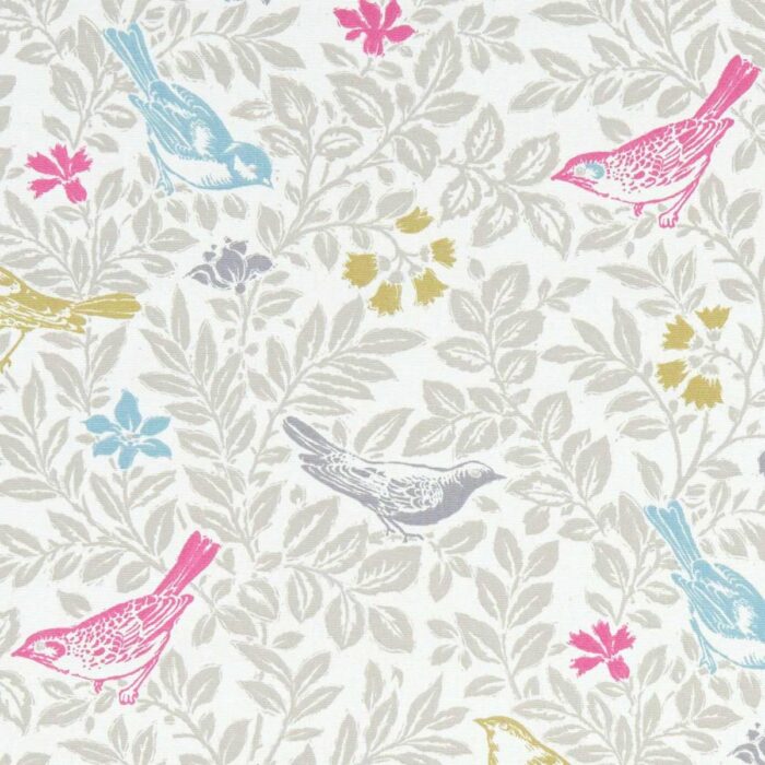 Bird Song Fabric - Summer swatch