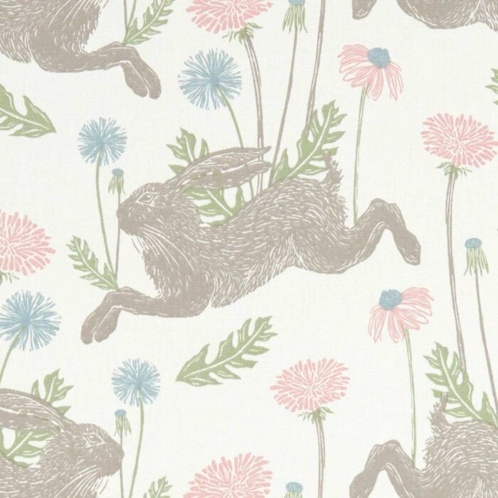 March Hare Fabric - Pastel swatch