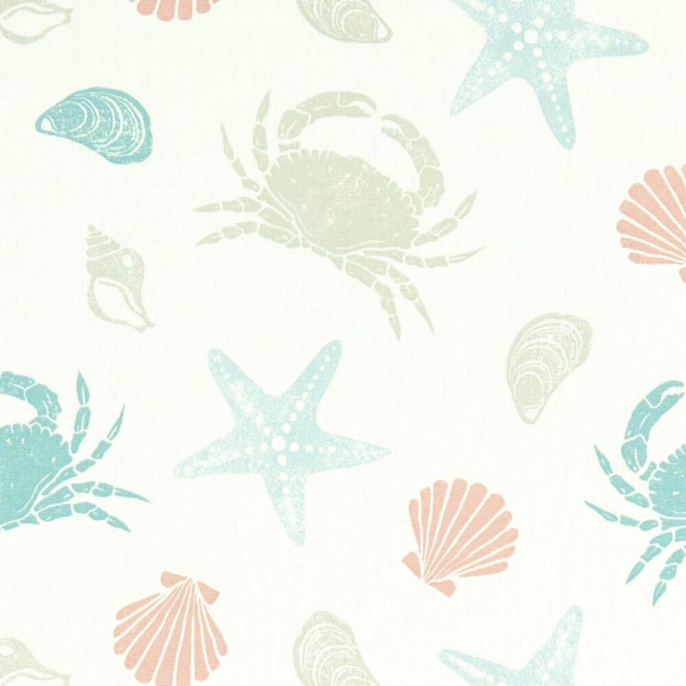 Offshore Fabric - Pastel by multicolour animal cotton fabric from Studio G