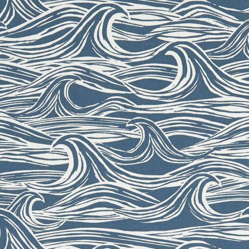 Surf Fabric - Navy by blue misc cotton fabric from Studio G