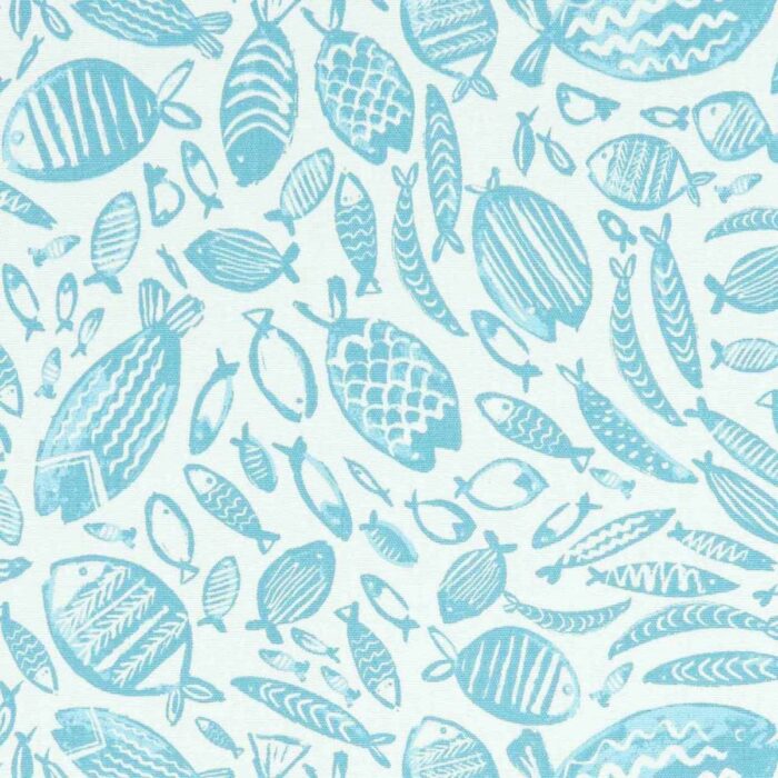 Trawler Fabric - Aqua swatch
