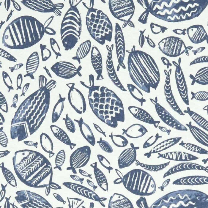 Trawler Fabric - Navy swatch