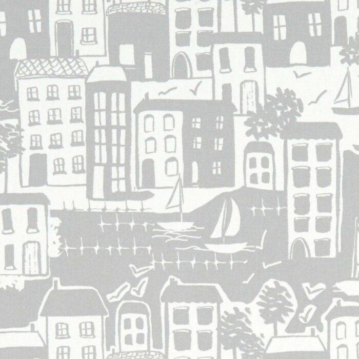 Waterside Fabric - Grey swatch
