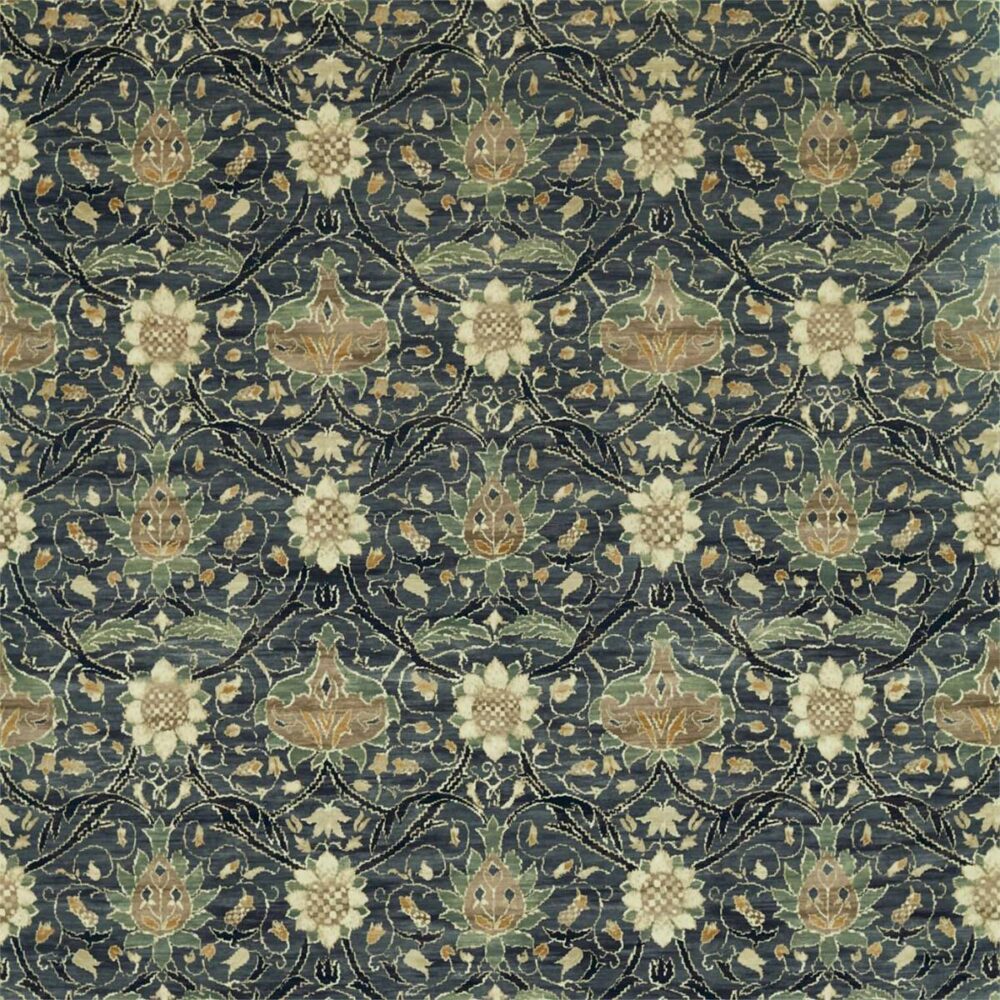 Montreal Velvet Fabric - Indigo / Slate by Montreal Velvet Fabric - Indigo / Slate from
