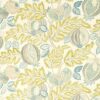 blue botanical printed fabric from Sanderson