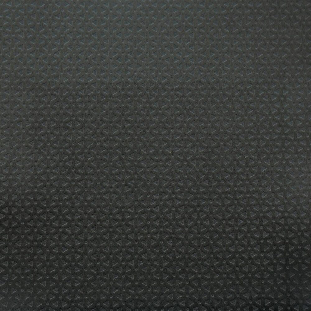 Loreto Fabric - Espresso by black-grey geometric velvet-chenille fabric from Studio G