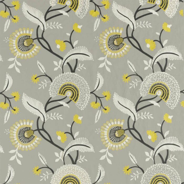 Hakimi Fabric - Ash Grey swatch