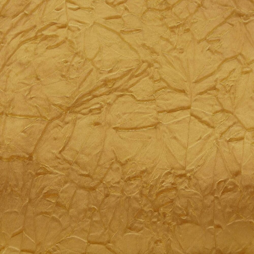 Sylvana Fabric - Gold by yellow plain velvet-chenille fabric from Studio G