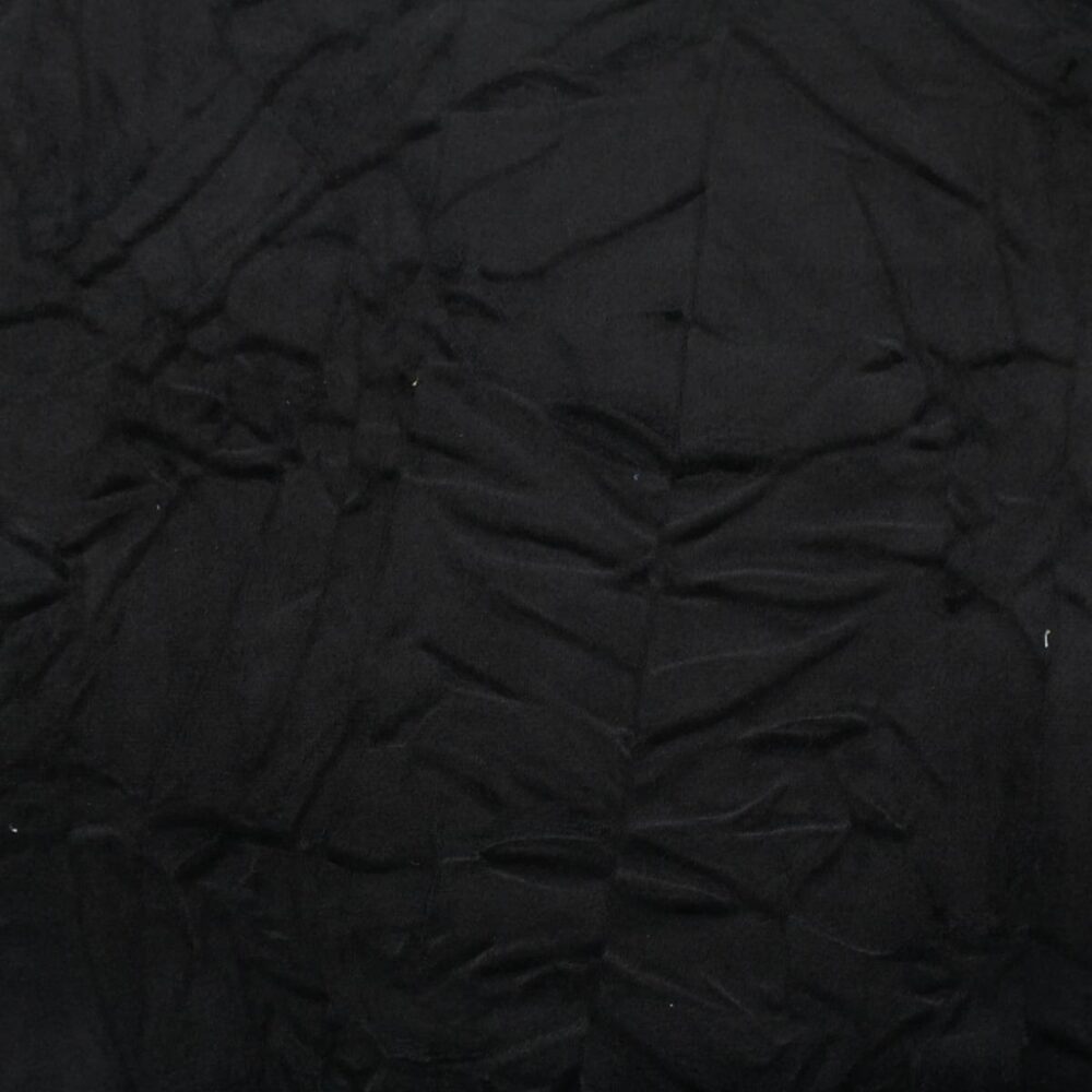black-grey plain velvet-chenille fabric from Studio G