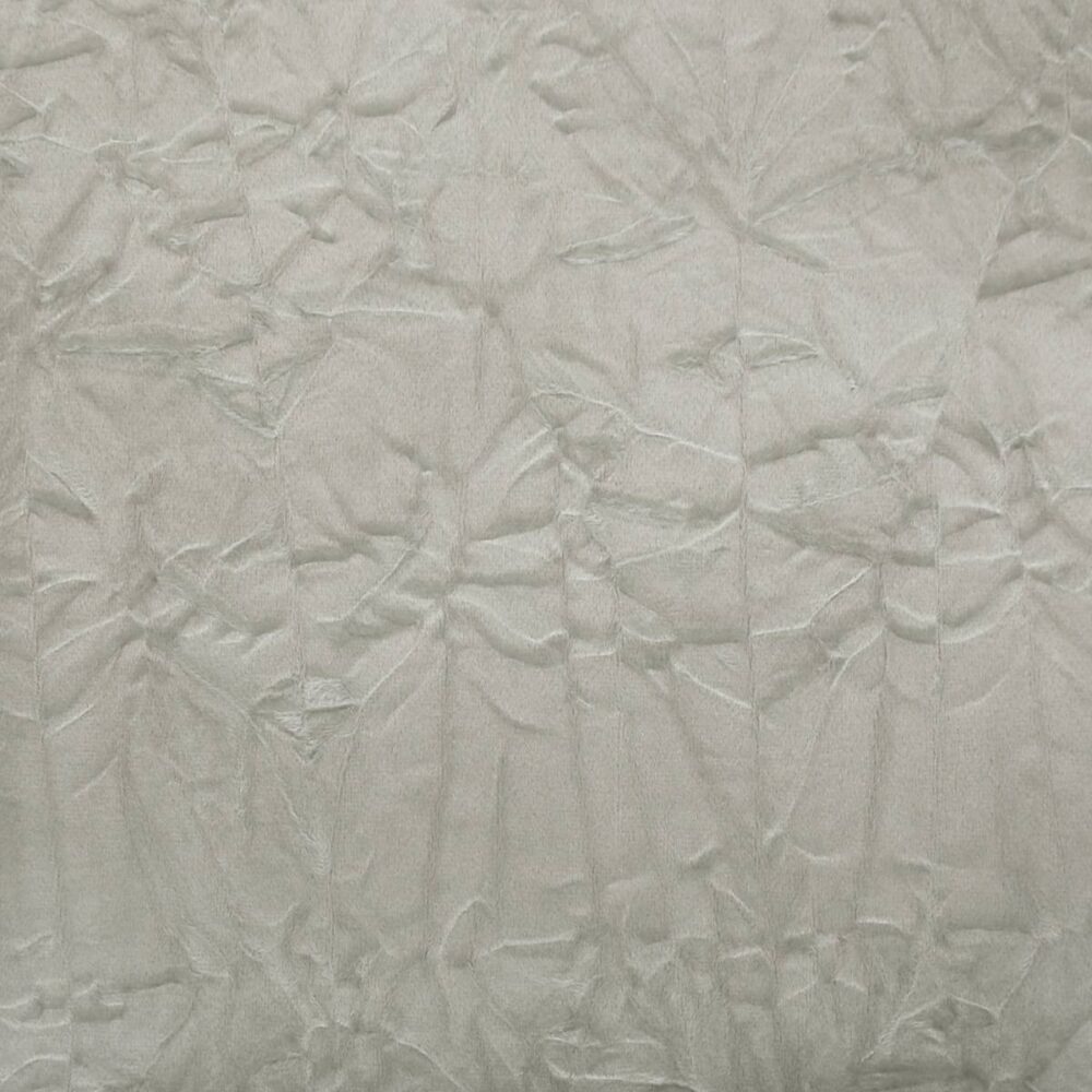 Sylvana Fabric - Silver by black-grey plain velvet-chenille fabric from Studio G