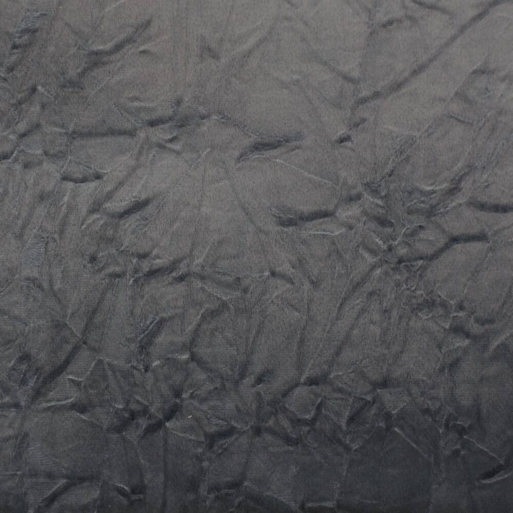 black-grey plain velvet-chenille fabric from Studio G