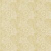yellow botanical linen fabric from William Morris & Co