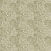 green botanical linen fabric from William Morris & Co